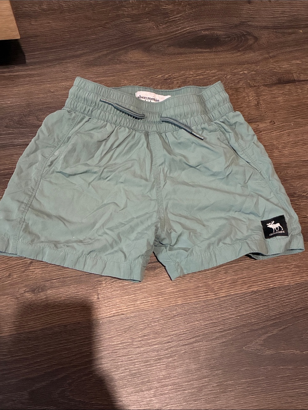 abercrombie kids sage green shorts